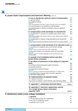 A4 - contents
A
contents (continued)
E. power factor improvement and harmonic filtering (continued)
5. how to decide the opti