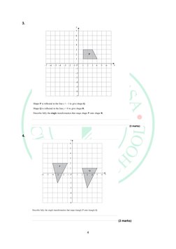 IGCSE Transformations Revision Notes | PDF | Euclidean Vector ...