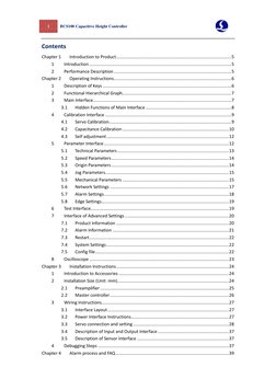 BCS100 Height Controller User Manual | PDF | Servomechanism | Calibration