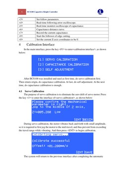 BCS100 Height Controller User Manual | PDF | Servomechanism | Calibration