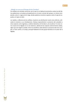 6 
F a u n a  y  F l o r a  d e  P u e r t o  R e a l  
 ¿Dónde ver aves en el Parque de los Toruños?  (http://www.ju