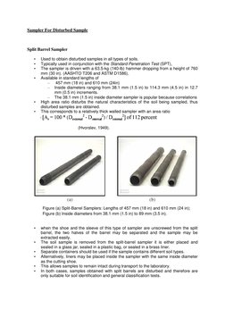Disturbed vs. Undisturbed Soil Samples | PDF | Soil | Chemistry