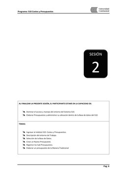 S10 Costos y Presupuestos 2025 | PDF | Presupuesto | Ventana (informática)