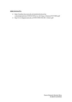 Fausto Eduardo Heredia Mora 
SUBESTACIONES 
 
BIBLIOGRAFÍA:  
 https://catedras.facet.unt.edu.ar/centraleselectricas/wp-
con