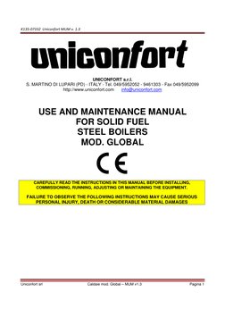 K135-07332  Uniconfort MUM v. 1.3 
 
Uniconfort srl                                            Caldaie mod. Global – MUM v1.3