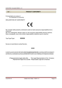 K135-07332  Uniconfort MUM v. 1.3 
 
Uniconfort srl                                            Caldaie mod. Global – MUM v1.3