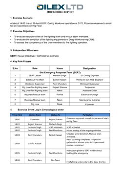 Mock Drill Report: Fire Response Evaluation | PDF | Firefighting | Fires