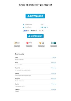  (http://1984.dwxshop.ru/NSbzPp?id=grade+12+probability+practice+test)Grade 12 probability practice test
