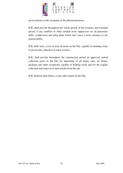 京         匯 
I  N  T  E  R  I  O  R 
C  O  N  T  R  A  C  T 
I  N  T  ‘  L  L  T  D 
 
PA-10 Cons. Method Stat.  
10 
Sept 20