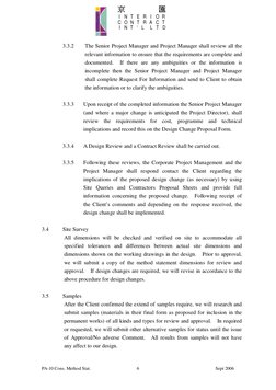 京         匯 
I  N  T  E  R  I  O  R 
C  O  N  T  R  A  C  T 
I  N  T  ‘  L  L  T  D 
 
PA-10 Cons. Method Stat.  
6 
Sept 200