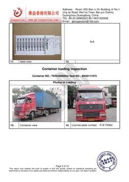 Container Loading Inspection Report | PDF | Cargo | Transport
