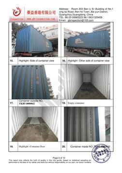 Container Loading Report Example Container Loading Inspection Report | PDF | Cargo | Transport