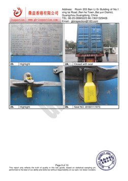 Container Loading Inspection Report | PDF | Cargo | Transport