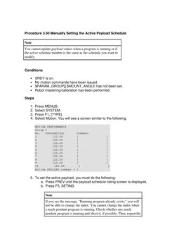 Fanuc Robot Payload Setup Guide | PDF | Rotation Around A Fixed Axis ...