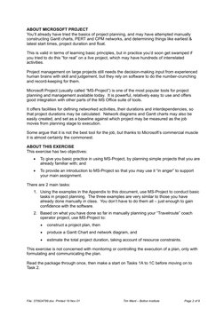 MS-Project Practical Exercises Guide | PDF | Icon (Computing) | Software