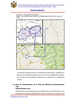 Perfil Técnico “Mejoramiento del Servicio de Agua para Riego Shuyu Monte en el Caserío de 
San Juan de Pisco, Distrito de Ind