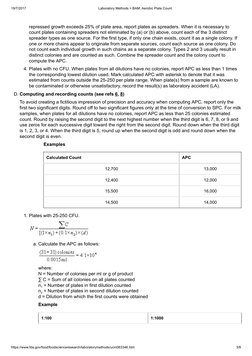 BAM Chapter 3: Aerobic Plate Count | PDF | Colony Forming Unit ...