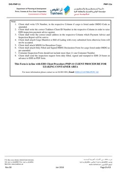 Container Inspection Request Form | PDF | Business | Transport