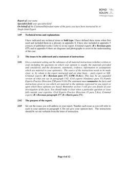 Expert Witness Report Template Guide | PDF | Expert Witness | Opinion