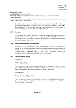 Expert Witness Report Template Guide | PDF | Expert Witness | Opinion