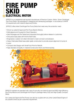 SFFECO Fire Pump Systems Overview | PDF | Pump | Engines