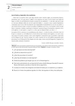 9
© Grupo Anaya, S. A. Material fotocopiable autorizado.
Lee el texto y responde a las cuestiones.
… hubo hace ya muchos años