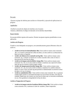 Introducción a Progress 4GL y Bases de Datos | PDF | Lenguaje de ...