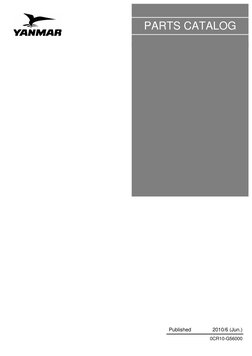  PARTS CATALOG
0CR10-G56000
2010/6 (Jun.)
Published
