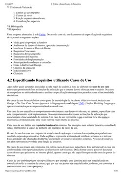 9/24/2017
4. Análise e Especificação de Requisitos
https://www.dimap.ufrn.br/~jair/ES/c4.html
5/19
V. Critérios de Validação