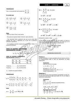 Alexander Fleming… 20 años insuperables en tu preparación 
 
 
85 
GUÍA  1  -  CIENCIAS 
PROPIEDADES 
Para un c