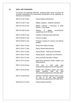 Shell DEP and MESC Standards Overview | PDF | Valve | Pipe (Fluid ...