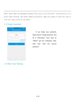 4 / 19 
 
Dong" sound. When the equipment broadcast"has access to the Internet”,and the device is in 
green light flashi