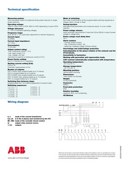 ABB RVC-12 Power Factor Controller Manual | PDF | Electricity ...