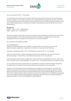 Dmi Filter DMI 65 Technical Data Sheet | PDF | Filtration | Water Purification