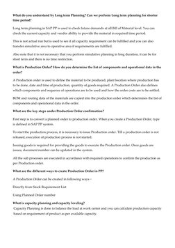 What do you understand by Long term Planning? Can we perform Long term planning for shorter 
time period? 
Long term planning