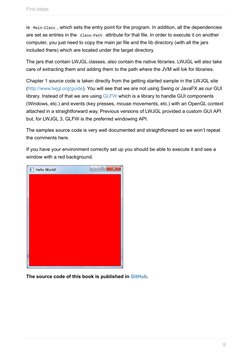 is Main-Class , which sets the entry point for the program. In addition, all the dependencies
are set as entries in the Cla