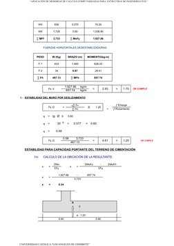 “APLICACIÓN DE MEMORIAS DE CALCULO COMPUTARIZADAS PARA  EXTRUCTRAS DE INGENIERIA CIVIL”
UNIVERSIDAD CATOLICA “LOS ANGELES DE