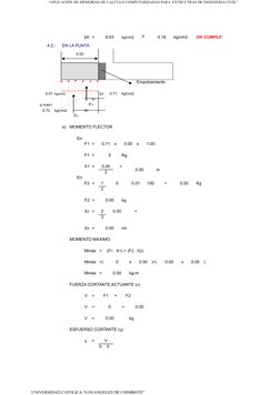 “APLICACIÓN DE MEMORIAS DE CALCULO COMPUTARIZADAS PARA  EXTRUCTRAS DE INGENIERIA CIVIL”
UNIVERSIDAD CATOLICA “LOS ANGELES DE
