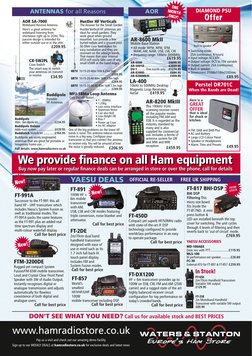 www.hamradiostore.co.uk
Pay us a visit and check out our amazing demo facility
Sign up to our WEEKLY DEALS at hamra