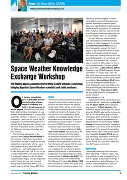 ● E-Mail: practicalwireless@warnersgroup.co.uk
Report by Steve White G3ZVW
O
n the day immediately 
prior to the RSGB Conven-