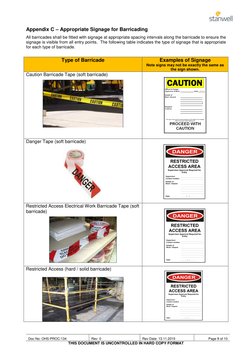 Barricading and Signage Procedures | PDF | Hazards | Safety
