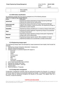 Project Engineering Change Management | PDF | Safety | Engineering