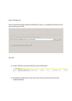 Checkpoint Site-to-Site VPN Setup Guide | PDF | Virtual Private Network ...
