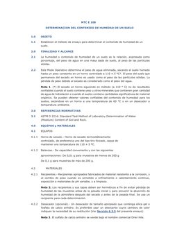 Método MTC E 108 para Humedad en Suelos | PDF | Humedad | Temperatura