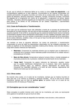 Es así, que el artículo en referencia define en su inciso a) como costo de adquisición  a la 
contraprestación pagada por e