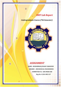 HMT Lab Report on Heat Transfer Experiments | PDF | Thermal Conduction ...