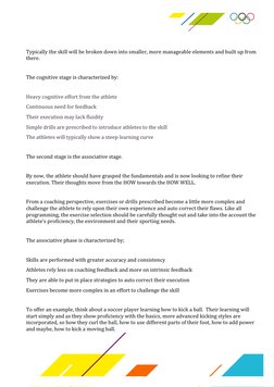 Typically the skill will be broken down into smaller, more manageable elements and built up from 
there.  
 
The cognitive