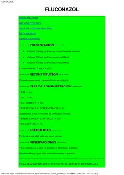 FLUCONAZOL
http://www.humv.es/webfarma/Informacion_Medicamentos/Guia_admin_parent/M_84.HTM#RECO[19/12/2017 11:13:07 p.m.]
FLU