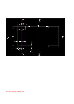 ing S computed accordingly to make Izz=Ixx)
