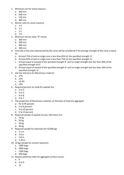Materials Engineer Exam Review Guide | PDF | Concrete | Soil
